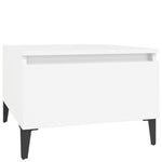 Side Tables 2 pcs White 50x46x35 cm Engineered Wood - Bargainia.com - 