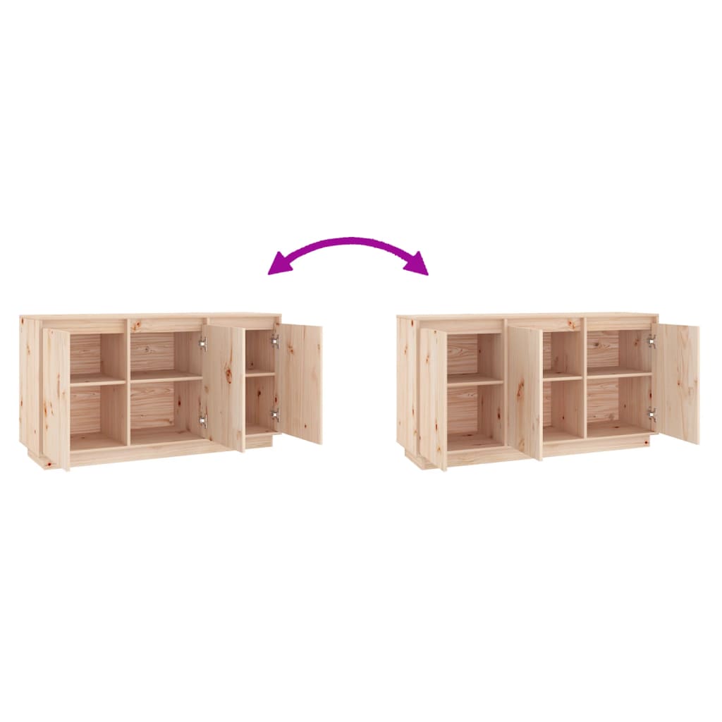 Sideboard 111x34x60 cm Solid Wood Pine - Bargainia.com - 8720286904473 - 813809