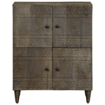 Sideboard 60x33x75 cm Solid Wood Mango - Bargainia.com - 