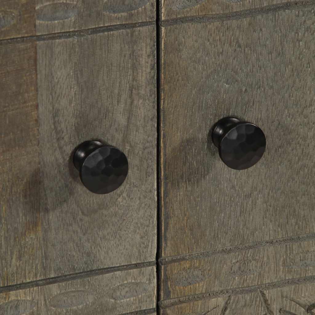 Sideboard 60x33x75 cm Solid Wood Mango - Bargainia.com - 