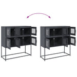 Sideboard Anthracite 100.5x39x107 cm Cold - rolled Steel - Bargainia.com - 