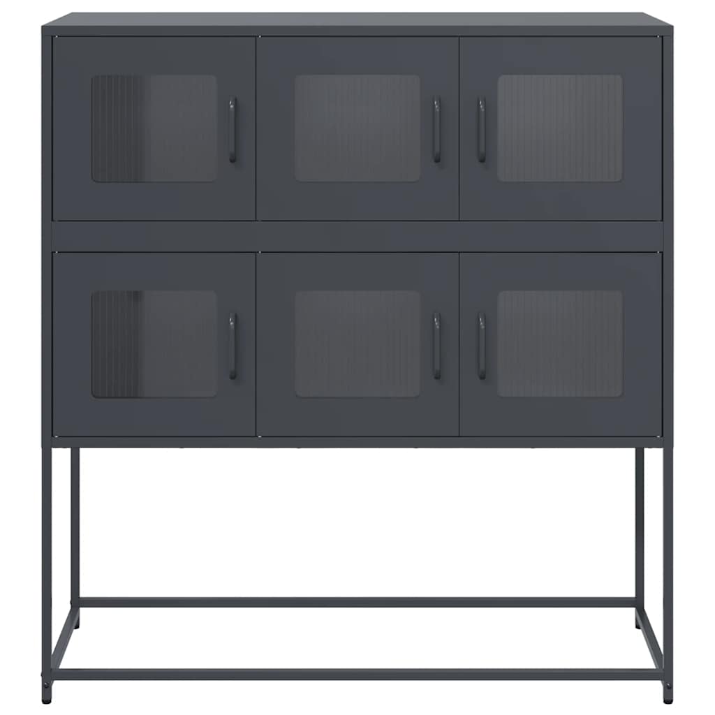 Sideboard Anthracite 100.5x39x107 cm Cold - rolled Steel - Bargainia.com - 