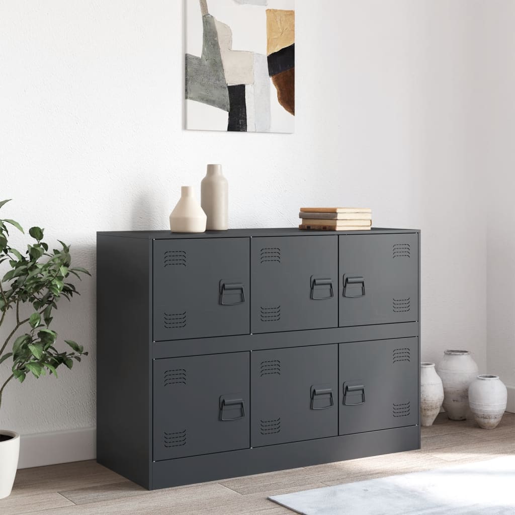 Sideboard Anthracite 99x39x73 cm Steel - Bargainia.com - 8721012426887 - 841795