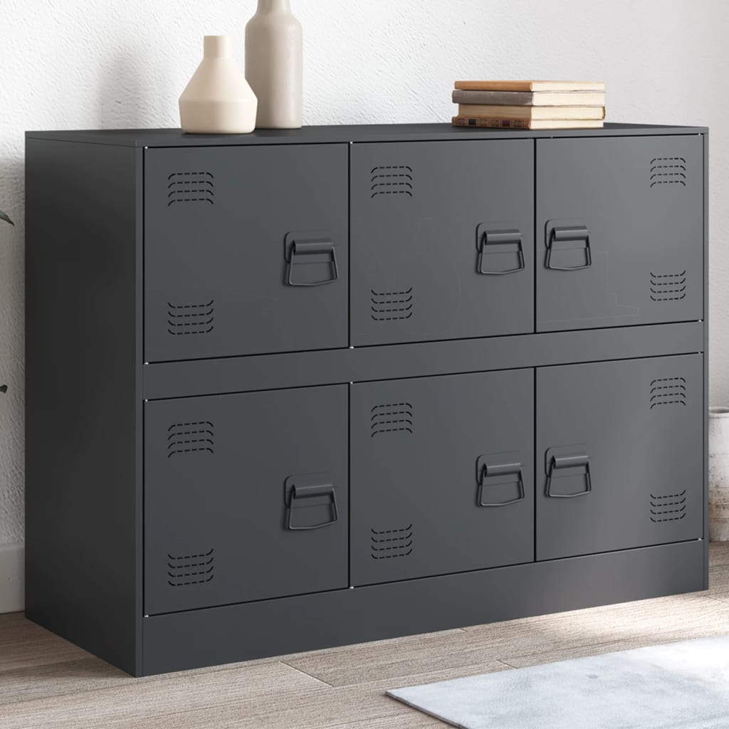 Sideboard Anthracite 99x39x73 cm Steel - Bargainia.com - 8721012426887 - 841795