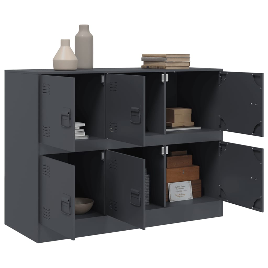 Sideboard Anthracite 99x39x73 cm Steel - Bargainia.com - 8721012426887 - 841795