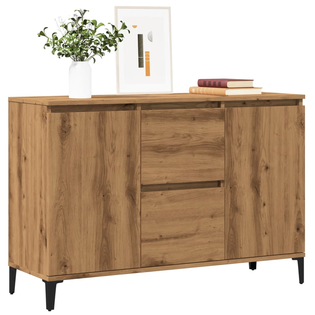 Sideboard Artisan Oak 102x35x70 cm Engineered Wood - Bargainia.com - 8721158438607 - 856487