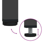 Sideboard Black 35x39x73.5 cm Cold - rolled Steel - Bargainia.com - 