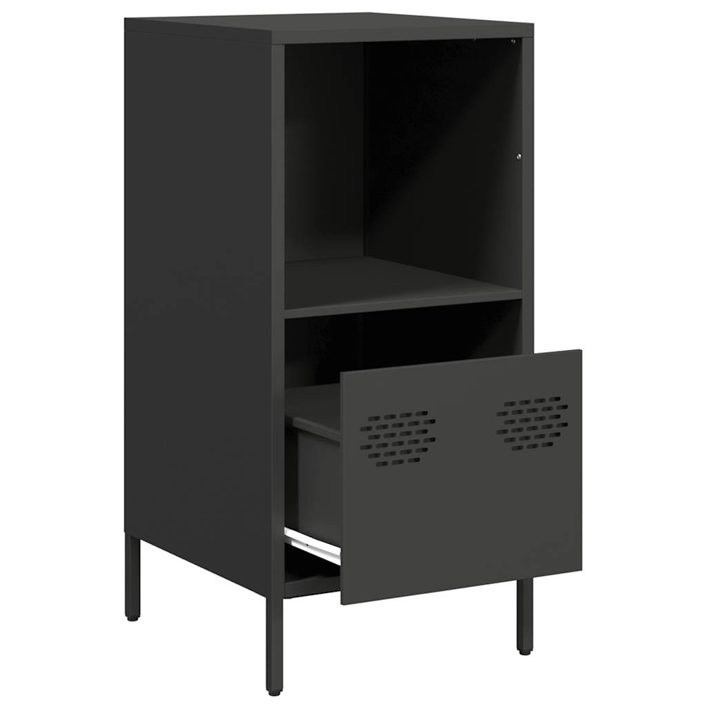 Sideboard Black 35x39x73.5 cm Cold - rolled Steel - Bargainia.com - 