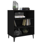 Sideboard Black 57x35x70 cm Engineered Wood - Bargainia.com - 