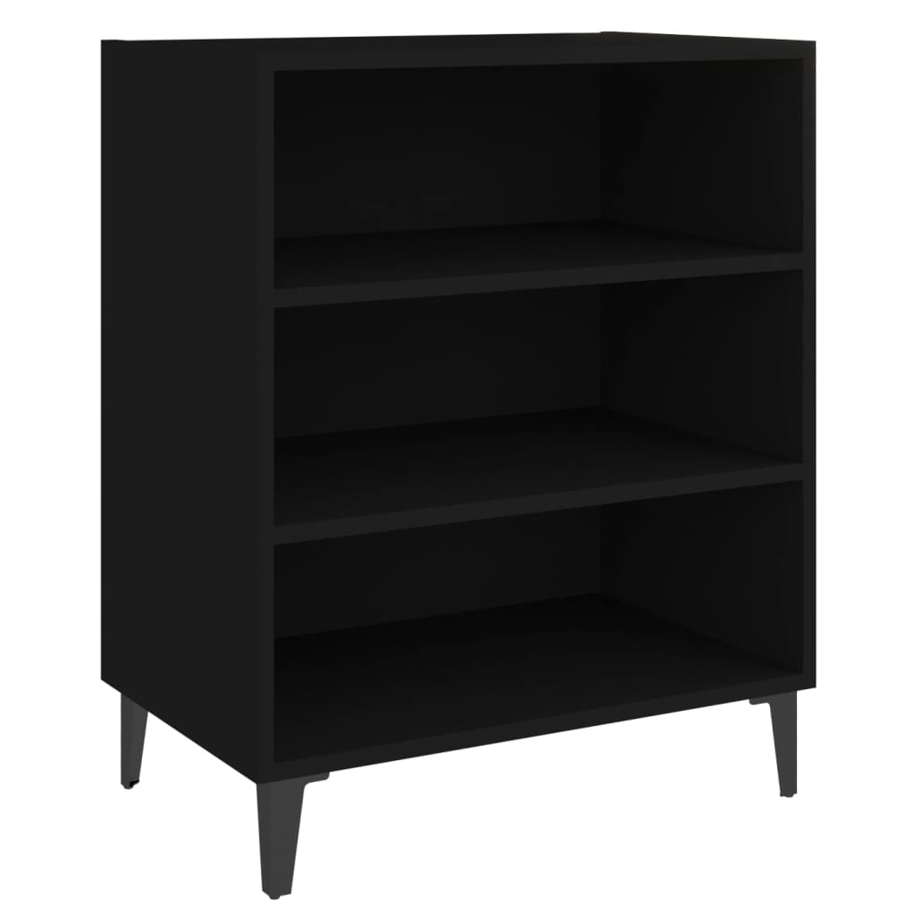 Sideboard Black 57x35x70 cm Engineered Wood - Bargainia.com - 