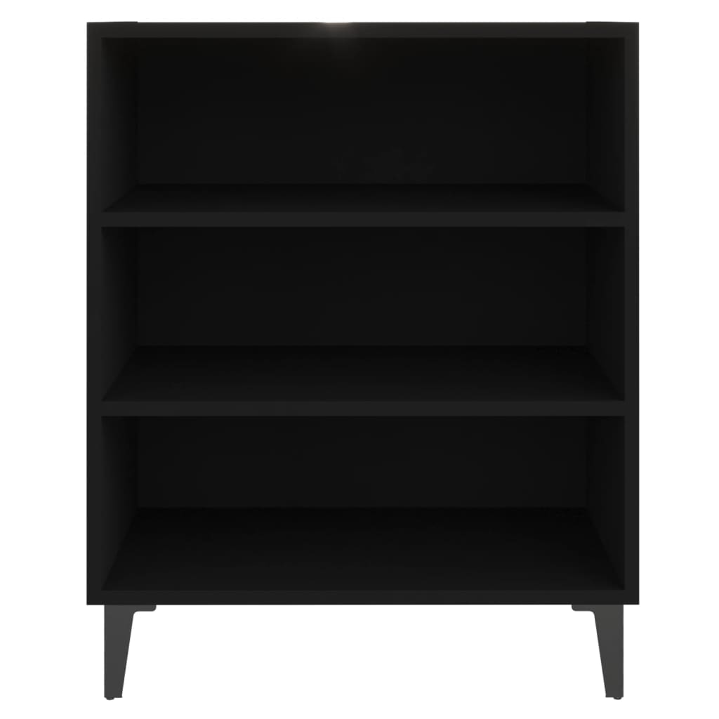 Sideboard Black 57x35x70 cm Engineered Wood - Bargainia.com - 