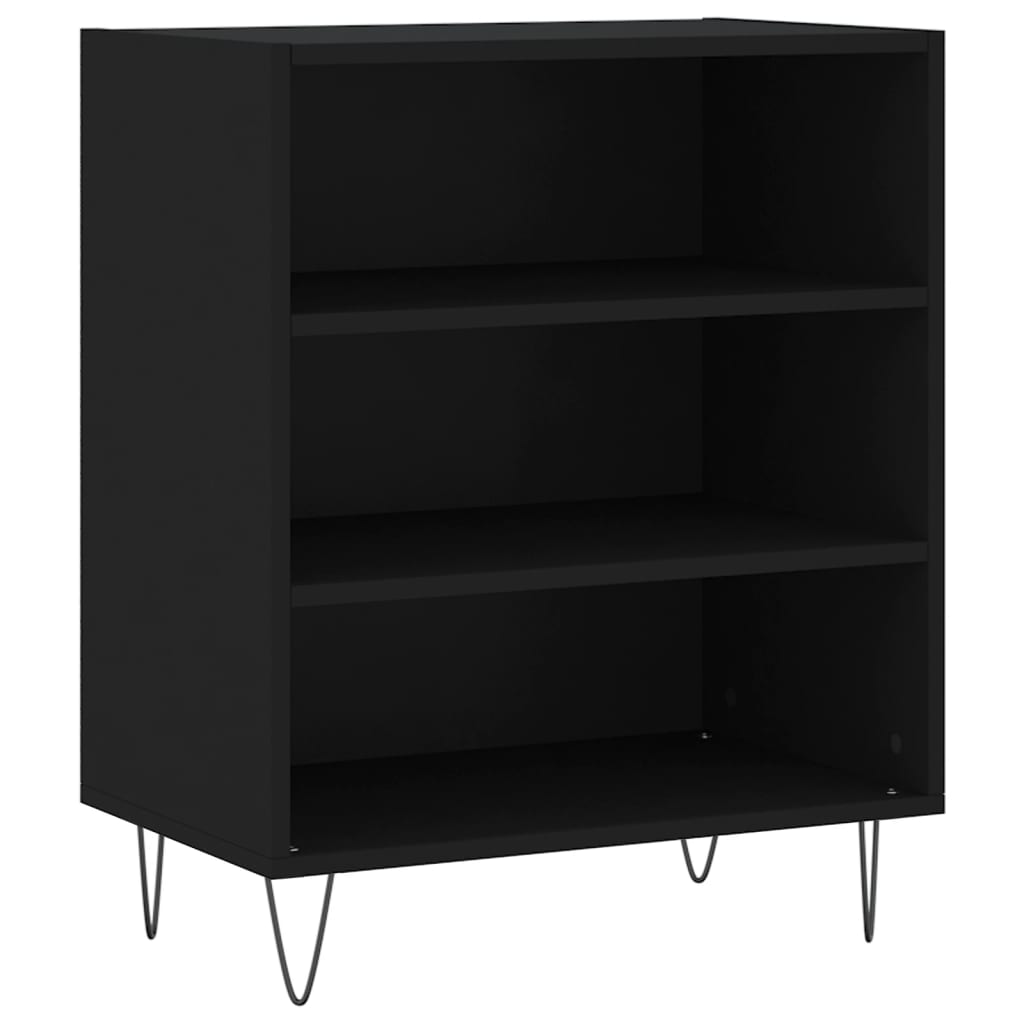 Sideboard Black 57x35x70 cm Engineered Wood - Bargainia.com - 