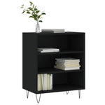 Sideboard Black 57x35x70 cm Engineered Wood - Bargainia.com - 