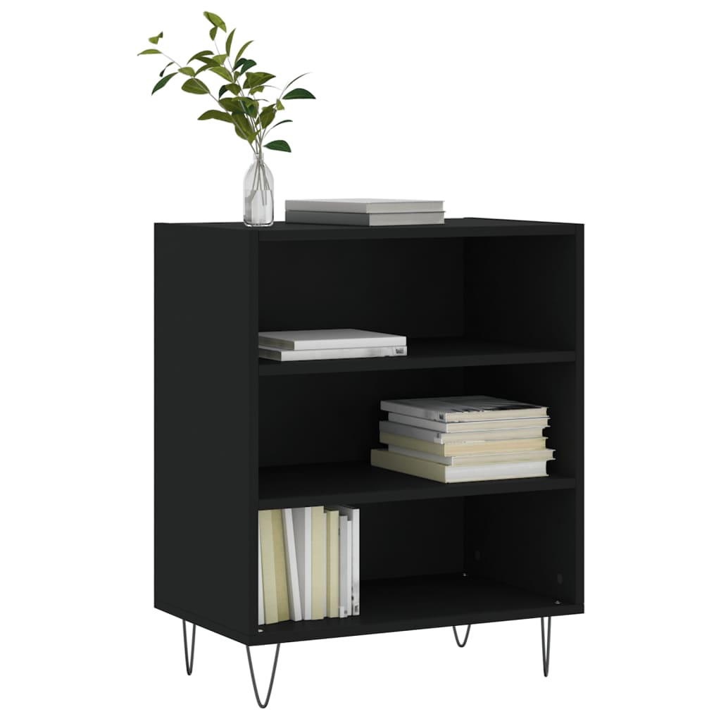 Sideboard Black 57x35x70 cm Engineered Wood - Bargainia.com - 