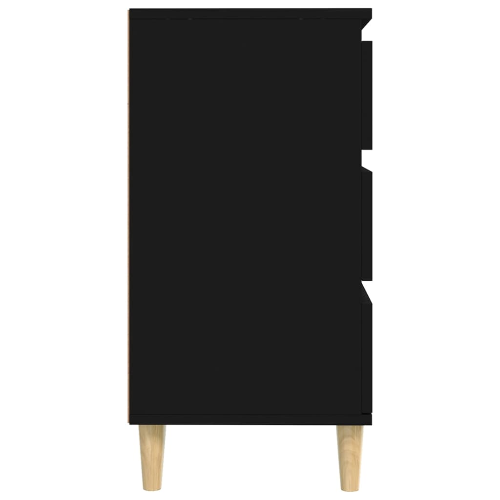 Sideboard Black 60x35x70 cm Engineered Wood - Bargainia.com - 