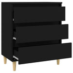 Sideboard Black 60x35x70 cm Engineered Wood - Bargainia.com - 
