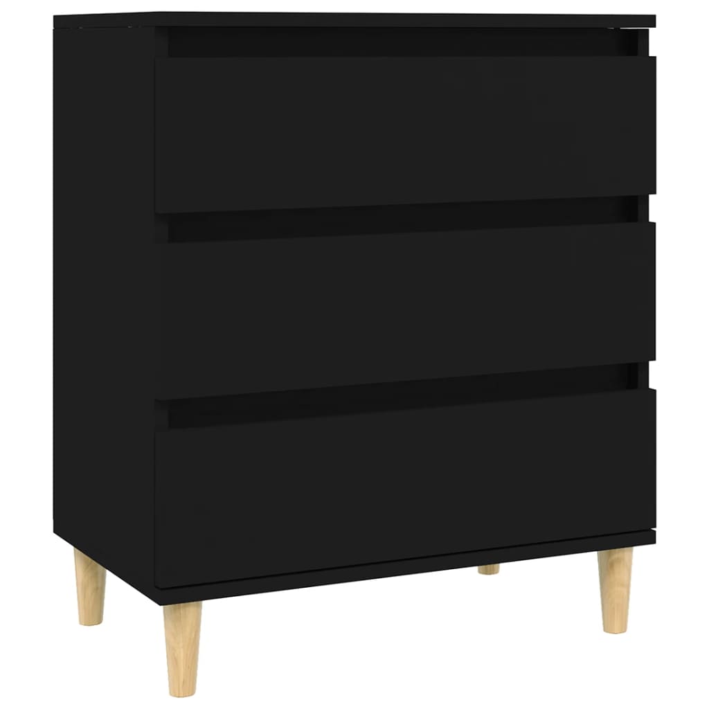 Sideboard Black 60x35x70 cm Engineered Wood - Bargainia.com - 
