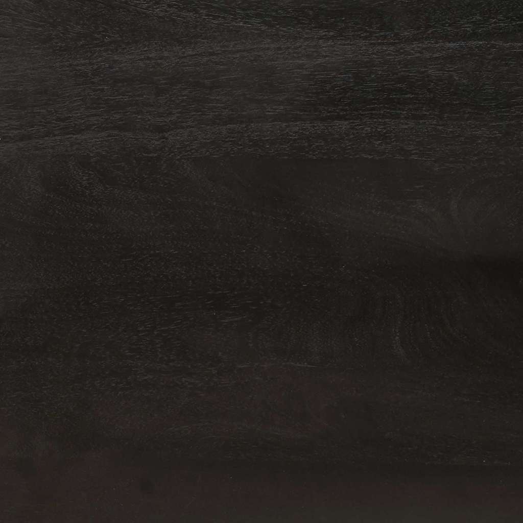 Sideboard Black and Gold 60 x 33 x 75 cm Solid mango wood - Bargainia.com - 