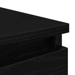 Sideboard Black Oak 37.5x35x76 cm Engineered Wood - Bargainia.com - 