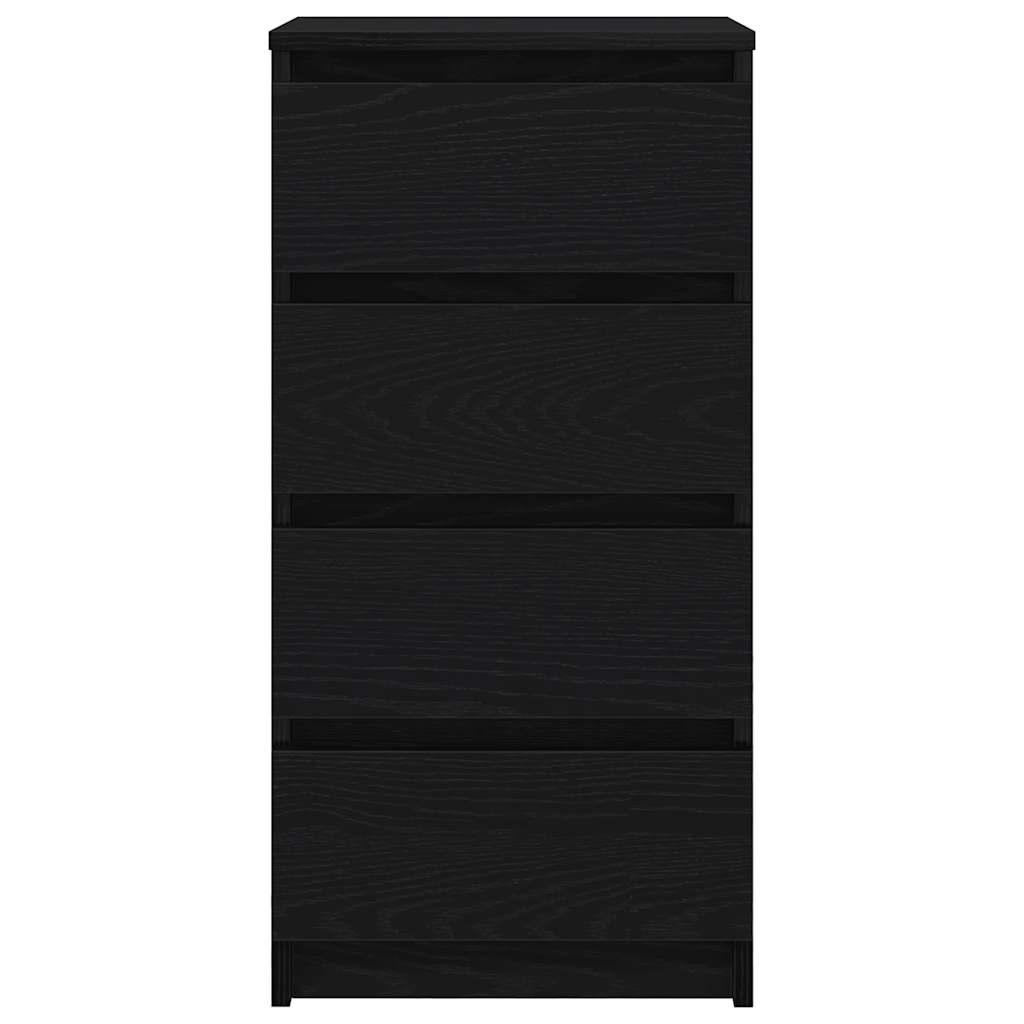 Sideboard Black Oak 37.5x35x76 cm Engineered Wood - Bargainia.com - 8721158706713 - 861752