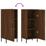 Sideboard Brown Oak 34.5x34x90 cm Engineered Wood - Bargainia.com - 