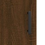 Sideboard Brown Oak 34.5x34x90 cm Engineered Wood - Bargainia.com - 