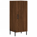 Sideboard Brown Oak 34.5x34x90 cm Engineered Wood - Bargainia.com - 