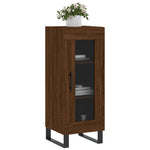 Sideboard Brown Oak 34.5x34x90 cm Engineered Wood - Bargainia.com - 