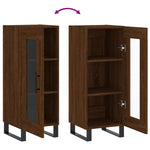 Sideboard Brown Oak 34.5x34x90 cm Engineered Wood - Bargainia.com - 