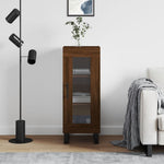 Sideboard Brown Oak 34.5x34x90 cm Engineered Wood - Bargainia.com - 