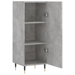 Sideboard Concrete Grey 34.5x34x90 cm Engineered Wood - Bargainia.com - 