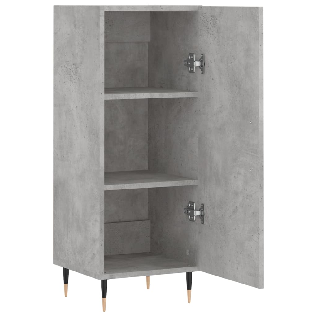 Sideboard Concrete Grey 34.5x34x90 cm Engineered Wood - Bargainia.com - 
