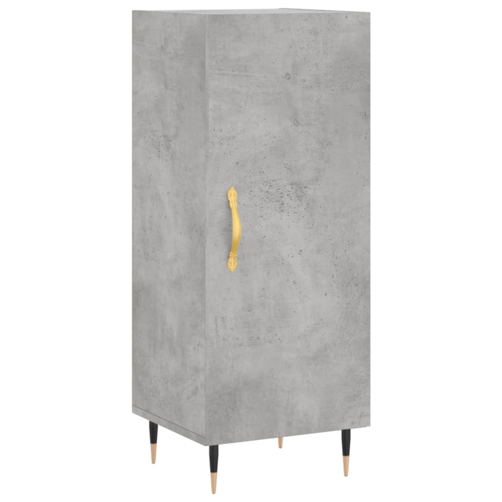 Sideboard Concrete Grey 34.5x34x90 cm Engineered Wood - Bargainia.com - 