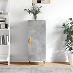 Sideboard Concrete Grey 34.5x34x90 cm Engineered Wood - Bargainia.com - 