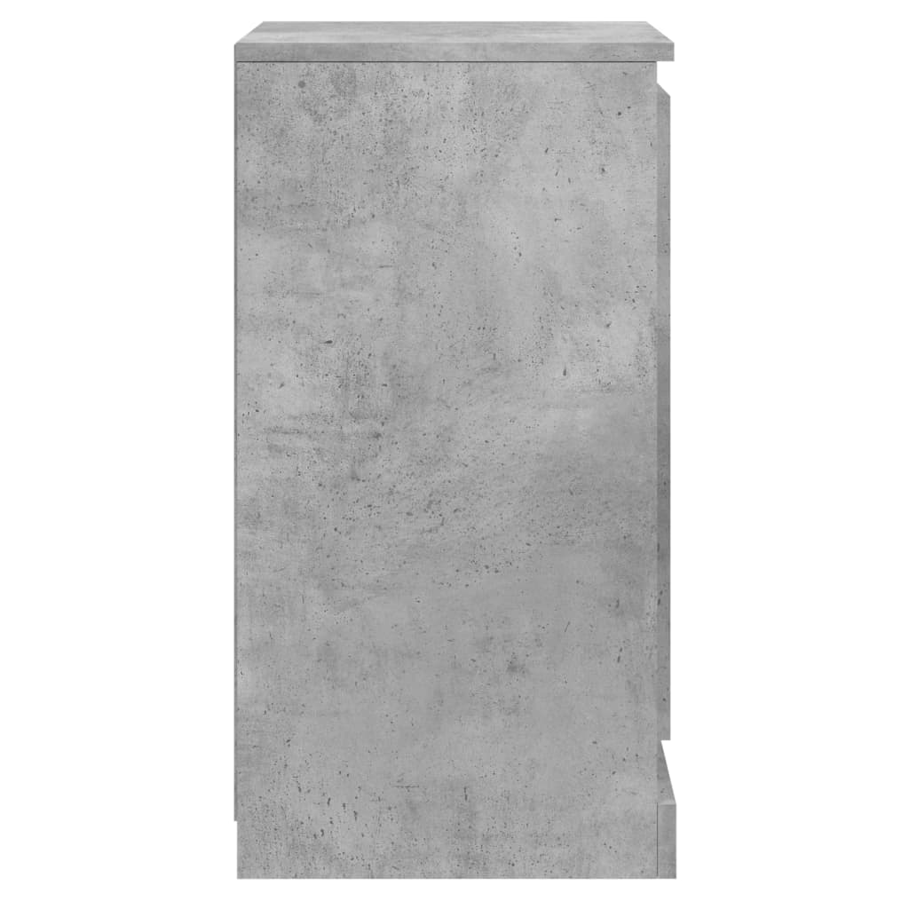 Sideboard Concrete Grey 37.5x35.5x67.5 cm Engineered Wood - Bargainia.com - 
