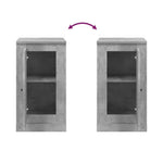 Sideboard Concrete Grey 37.5x35.5x67.5 cm Engineered Wood - Bargainia.com - 