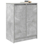 Sideboard Concrete Grey 57x34x76 cm Engineered Wood - Bargainia.com - 