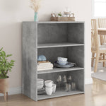 Sideboard Concrete Grey 70x41x93 cm Engineered Wood - Bargainia.com - 