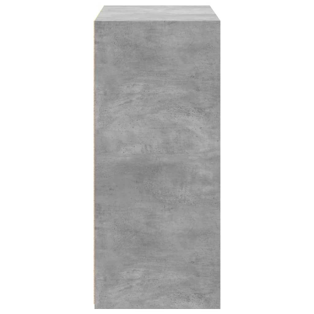 Sideboard Concrete Grey 70x41x93 cm Engineered Wood - Bargainia.com - 