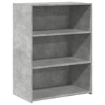 Sideboard Concrete Grey 70x41x93 cm Engineered Wood - Bargainia.com - 