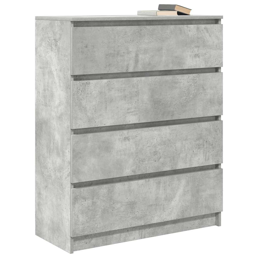 Sideboard Concrete Grey 80x35x99 cm Engineered Wood - Bargainia.com - 8721158713339 - 3328483