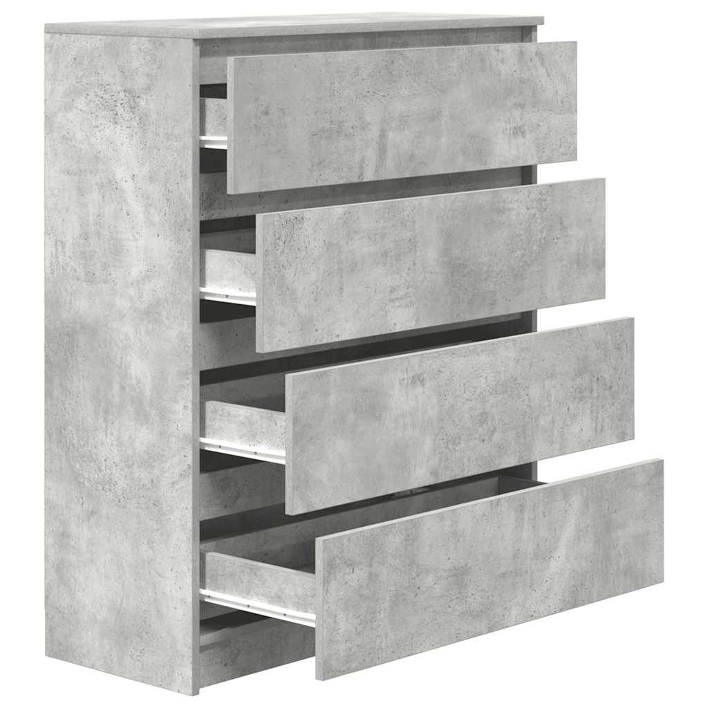 Sideboard Concrete Grey 80x35x99 cm Engineered Wood - Bargainia.com - 8721158713339 - 3328483