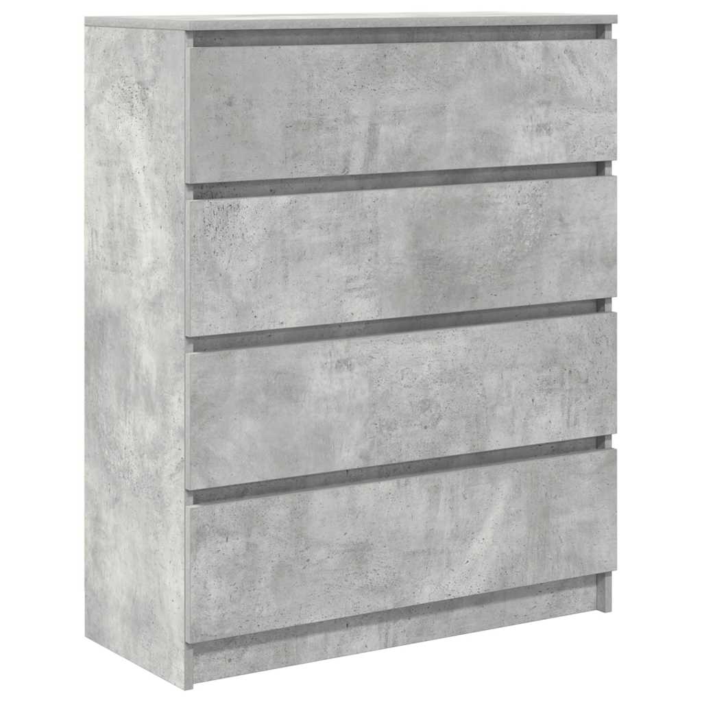 Sideboard Concrete Grey 80x35x99 cm Engineered Wood - Bargainia.com - 8721158713339 - 3328483