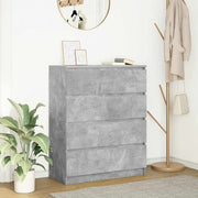 Sideboard Concrete Grey 80x35x99 cm Engineered Wood - Bargainia.com - 8721158713339 - 3328483