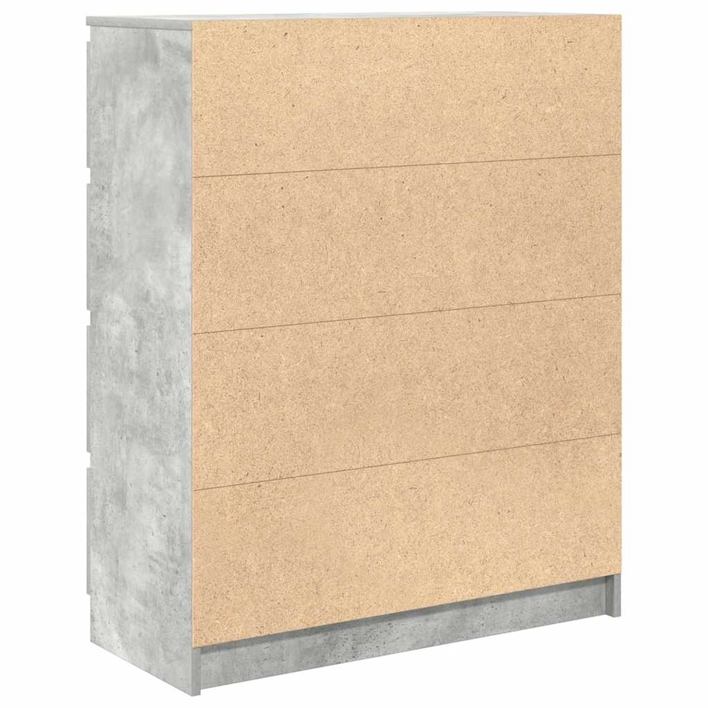 Sideboard Concrete Grey 80x35x99 cm Engineered Wood - Bargainia.com - 8721158713339 - 3328483