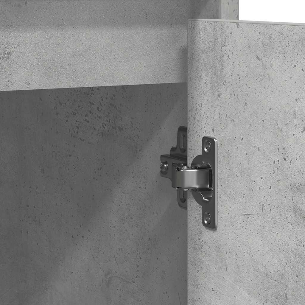 Sideboard Concrete Grey 85x34x76 cm Engineered Wood - Bargainia.com - 