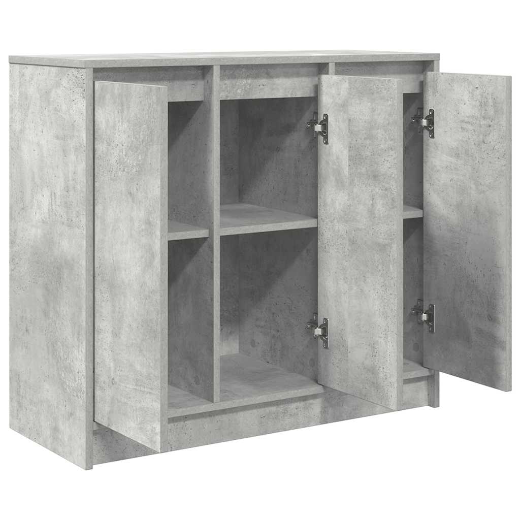 Sideboard Concrete Grey 85x34x76 cm Engineered Wood - Bargainia.com - 