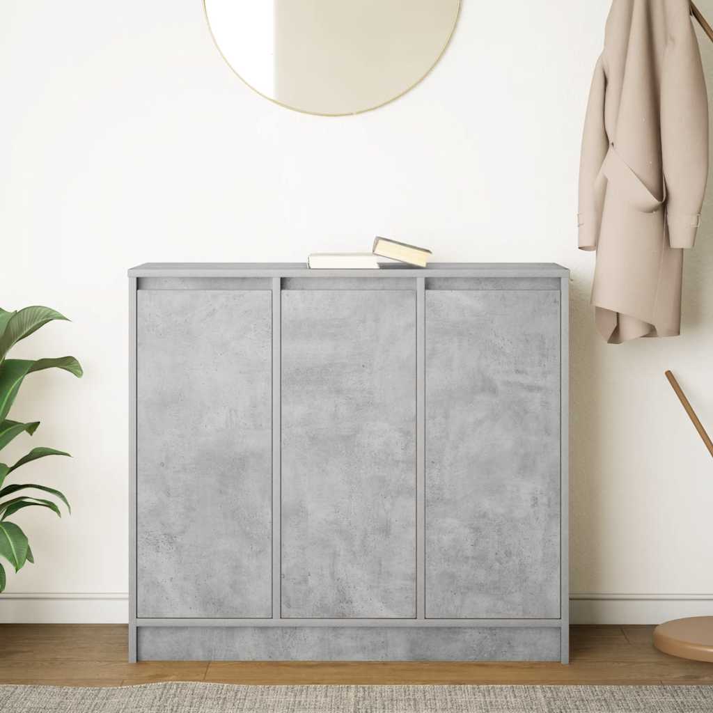Sideboard Concrete Grey 85x34x76 cm Engineered Wood - Bargainia.com - 