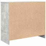 Sideboard Concrete Grey 85x34x76 cm Engineered Wood - Bargainia.com - 