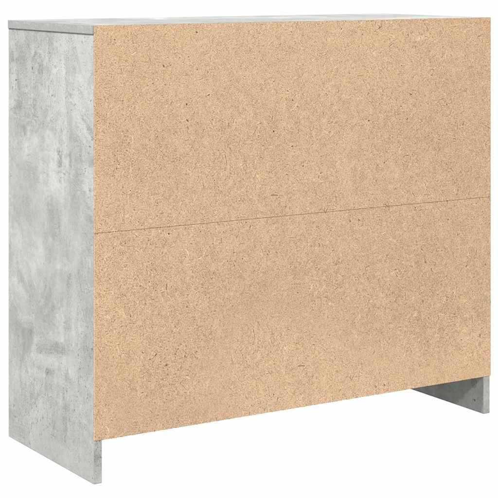 Sideboard Concrete Grey 85x34x76 cm Engineered Wood - Bargainia.com - 